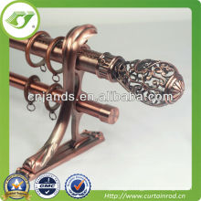 Kenya hot sell double curtain rod, extendable metal curtain rod set